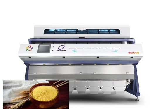 7 machine de trieuse de couleur de blé des descendeurs 19T/H avec le refroidissement automatique